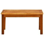 Vidaxl table basse de jardin 70x40x36 cm bois solide d'acacia