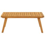 Vidaxl table basse de jardin 90x55x35 cm bois solide d'acacia Vidaxl table basse de jardin 90x55x35 cm bois solide d'acacia