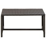 Vidaxl table basse marron 70x40x38 cm résine tressée Vidaxl table basse marron 70x40x38 cm résine tressée