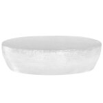 Vidaxl table basse martele argent 100 x 50 x 28 cm aluminium