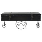 Vidaxl table basse mdf et bois de sapin 110 x 55 x 43 cm Vidaxl table basse mdf et bois de sapin 110 x 55 x 43 cm
