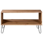 Vidaxl table basse new york range bois clair bois de pin massif Vidaxl table basse new york range bois clair bois de pin massif