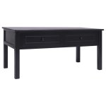 Vidaxl table basse noir 100 x 50 x 45 cm bois Vidaxl table basse noir 100 x 50 x 45 cm bois