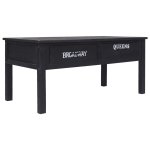 Vidaxl table basse noir 100 x 50 x 45 cm bois Vidaxl table basse noir 100 x 50 x 45 cm bois