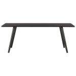 Vidaxl table basse noir 120x60x46 cm