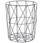 Vidaxl table basse noir � 47 cm