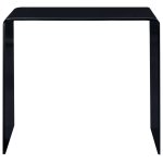 Vidaxl table basse noir 50 x 50 x 45 cm verre trempé Vidaxl table basse noir 50 x 50 x 45 cm verre trempé
