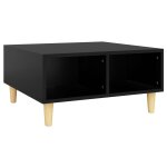 Vidaxl table basse noir 60x60x30 cm agglomr