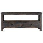 Vidaxl table basse noir 90x50x40 cm bois de manguier massif Vidaxl table basse noir 90x50x40 cm bois de manguier massif