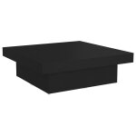 Vidaxl table basse noir 90x90x28 cm agglom�r�