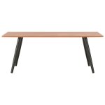 Vidaxl table basse noir et marron 120x60x46 cm