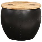 Vidaxl table basse ronde 53x43 cm bois de manguier massif Vidaxl table basse ronde 53x43 cm bois de manguier massif