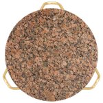 Vidaxl table basse rouge 40x40x40 cm pierre vritable texture marbre