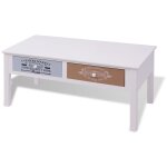 Vidaxl table basse en style franais bois