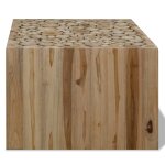 Vidaxl table basse teck authentique 50 x 50 x 35 cm Vidaxl table basse teck authentique 50 x 50 x 35 cm