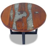 Vidaxl table basse teck rsine 60 cm