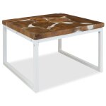 Vidaxl table basse teck r�sine 60 x 60 x 40 cm