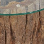 Vidaxl table basse teck verre 50 x 40 cm Vidaxl table basse teck verre 50 x 40 cm