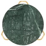Vidaxl table basse vert 40x40x40 cm pierre vritable et texture marbre