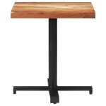 Vidaxl table de bistro carre 70x70x75 cm bois d'acacia massif