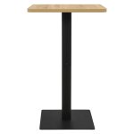 Vidaxl table de bistro couleur chne 78, 5x78, 5x107 cm