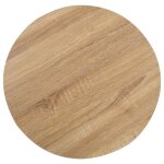 Vidaxl table de bistro marron clair 60 cm mdf
