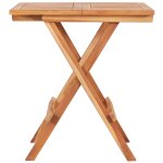 Vidaxl table de bistro pliable 60x60x65 cm bois de teck solide Vidaxl table de bistro pliable 60x60x65 cm bois de teck solide