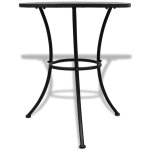 Vidaxl table de bistro terre cuite 60 cm mosaque