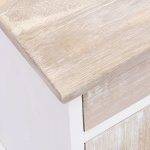 Vidaxl table de chevet 38x28x45 cm bois de paulownia