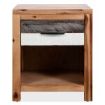 Vidaxl table de chevet 40 x 30 x 48 cm bois d'acacia massif