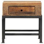 Vidaxl table de chevet 40 x 35 x 40 cm bois de r�cup�ration massif