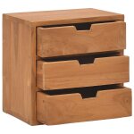Vidaxl table de chevet 40x30x40 cm bois de teck solide