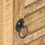 Vidaxl table de chevet 40x30x50 cm bois de manguier brut