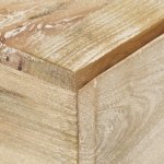 Vidaxl table de chevet 40x30x50 cm bois de manguier massif