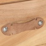 Vidaxl table de chevet 40x30x50 cm bois de rcupration massif