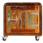 Vidaxl table de chevet 50 x 30 x 50 cm bois de rcupration massif