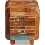 Vidaxl table de chevet bois de récupération massif 43 x 33 x 51 cm Vidaxl table de chevet bois de récupération massif 43 x 33 x 51 cm
