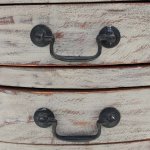 Vidaxl table de chevet bois de rcupration massif 48 x 35 x 64 cm