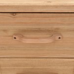 Vidaxl table de chevet bois de sapin massif 50 x 35 x 57 cm