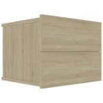 Vidaxl table de chevet chêne sonoma 40 x 30 x 30 cm aggloméré Vidaxl table de chevet chêne sonoma 40 x 30 x 30 cm aggloméré