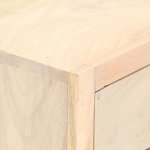 Vidaxl table de chevet dor 40 x 30 x 50 cm bois de manguier massif