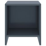 Vidaxl table de chevet gris clair 35x30x40 cm bois de pin massif