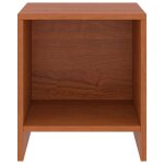 Vidaxl table de chevet marron miel 35x30x40 cm bois de pin massif