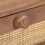 Vidaxl table console 100x35x76 cm bois de manguier massif