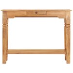 Vidaxl table console 100x40x76 cm bois d'acacia massif