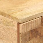 Vidaxl table console 115x35x76 cm bois de manguier massif