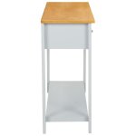 Vidaxl table console 118x35x77 cm bois de chêne massif Vidaxl table console 118x35x77 cm bois de chêne massif