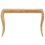 Vidaxl table console 118x38x76 cm bois de manguier massif