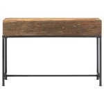 Vidaxl table console 120 x 30 x 80 cm bois de rcupration massif