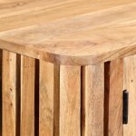 Vidaxl table console 120 x 35 x 76 cm bois d'acacia massif